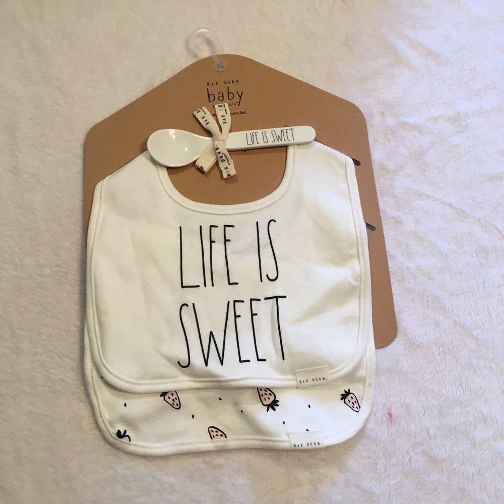 New Rae Dunn‎ bib a spoon